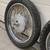 Vintage 60s/70s Honda CB450 CL450 Drum Brake Wheels Pair w/Tires * 7 thumbnail