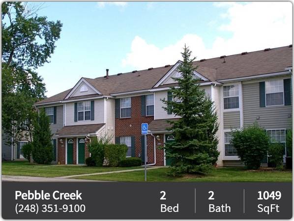 $1,275 / 2br - 1049ft2 - Look no further! We have it all - and more! 2 Bed, 2 Bath, 1049 SqFt (Southfield)64018941288322122