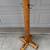 AMISH, SOLID OAK 6-HOOK PORCELAIN HAT/COAT TREE 3 thumbnail