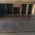 2 Piece Vintage Oak Desk with Cut Glass Panes and Inlaid Leather Area 12 thumbnail