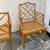 Pair of Faux Bamboo Chinese Chippendale Arm Chairs 5 thumbnail