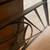 Wrought iron stair railing with oak cap 4 thumbnail