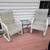 3 deck chairs and 2 side tables 1 thumbnail