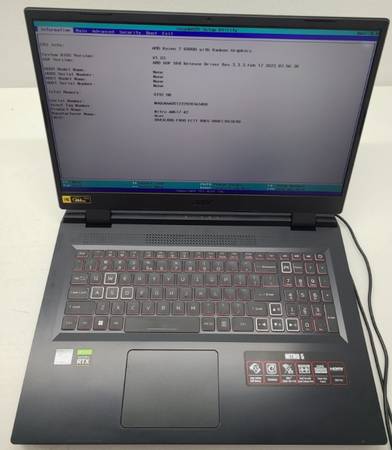 Acer Nitro 5 AN517-42 Gaming Laptop AMD Ryzen 7 6800H 8GB Ram NO HD/OS (FL) 1