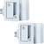 RV Travel Trailer Entry Door Lock (2 Pack) - White 1 thumbnail