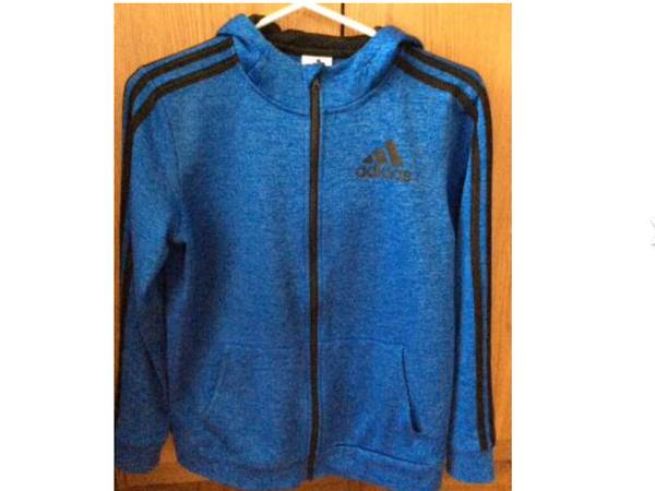 Adidas Boys Zip Up Hoodie 1
