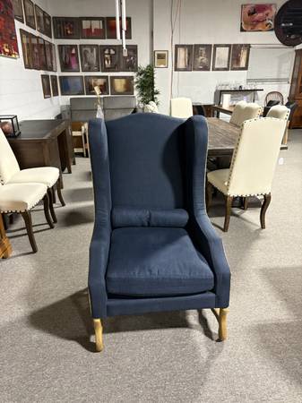Restoration Hardware Os De Mouton Wingback Chair 1