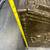 Antique hammered embossed decorative brass kindling wood box chest 14 thumbnail