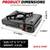 Butane Stove, Portable Camping Stove with Carry Case & Push-Button Sta 3 thumbnail