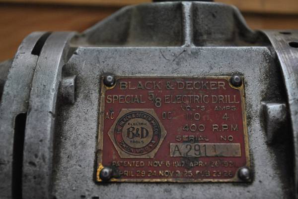 Rare 1926 5/8" drill 1