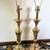 PAIR Vintage Brass Table Lamps, Tall, MCM, New Wiring 1 thumbnail