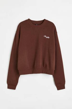 H&M “The Valley” Brown Crew Neck Sweatshirt - LIKE NEW 1