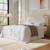 Queen Size Bed Frame, Upholstered Platform Bed with Streamlined Adjustable Headb 2 thumbnail