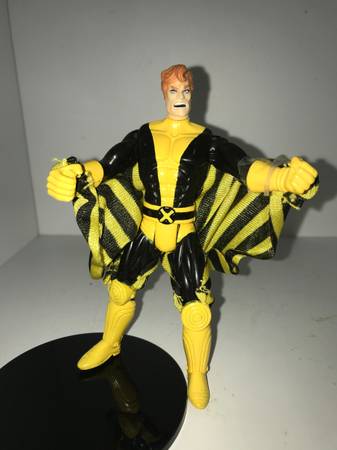 VTG 1996 Banshee w/ Cerebro Helmet 5.25" Action Figure X-Men Marvel 1