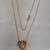 18k Gold Necklace and Heart, Petite Flawless Diamond 1 thumbnail