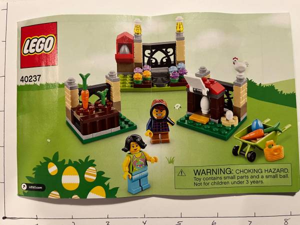 Lego manual Easter Egg Hunt 40237, manual only 1