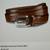 NWT ALLEN EDMONDS Leather Belt, Men's 38", 2-Tone Brown & Silver, USA! 11 thumbnail