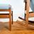 Design Within Reach Risom Rocker and Jens Ottoman, a set 8 thumbnail
