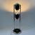 Vintage Tall Side Table Lamp Two Spot Lights Black and Chrome 3 thumbnail