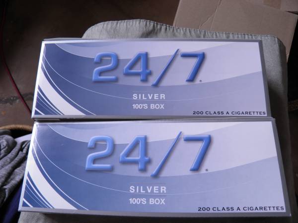 cigs 24/7 Silver 100s 1