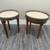 Pair of Marble Top French Louis XVI Bouillotte Side End Accent Tables 1 thumbnail