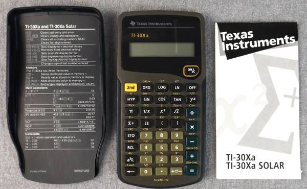 Texas Instruments TI-30Xa Scientific Calculator 1