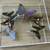 Framed Set Real Butterfly Art Acrylic -Blue Morpho- 10" & 6" Square 5 thumbnail