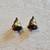 Vintage Avon 1978 Bell Rhinestone Accent Pierced Earrings OBO 3 thumbnail