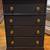Navy Blue Dresser with Restoration Hardware Pulls 1 thumbnail