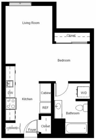 $1,185 / 416ft2 - Studio $1185 Downtown Portland (Portland)63831537336577121
