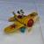 Vintage Mickey Mouse Yellow Metal Airplane 3 thumbnail