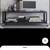 Two Tier Metal Rolling Console Table Set of 2. 2 thumbnail