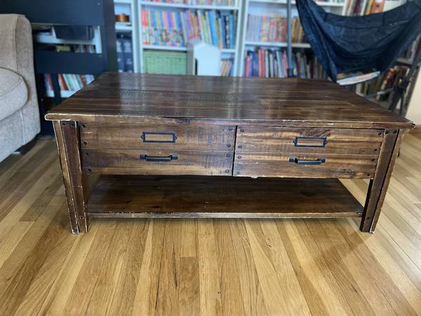 Solid Brown Coffee Table 1
