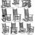 Large Mottville Rocking Chair Antique FA Sinclair 7 thumbnail