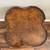19th Century Regency Antique Quatrefoil Coffee Table Burled Wood Brass Trim 3 thumbnail