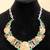 Bamboo Leaf Jasper Gemstone Collar Necklace 1 thumbnail