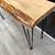 Custom Live Edge Maple Sofa Table 3 thumbnail