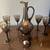Beautiful Vintage MCM 6pc Gold Trimmed Decanter Set 1 thumbnail