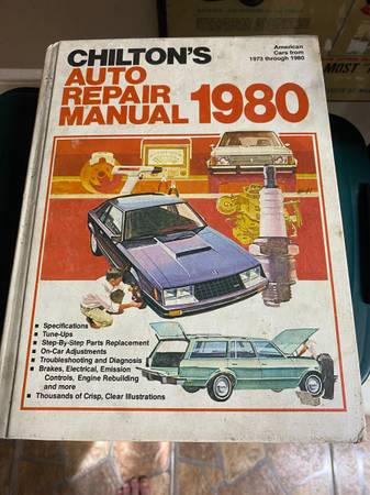 '80 Chilton's Auto Repair Manual for American Cars 73-80 1