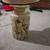 Antique Porcelain 1950s Leviton Table Lamp, Floral Design, 33" x 12" 2 thumbnail