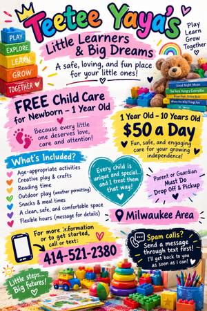 Needing help with ur kiddos? Im here to help! 1
