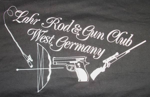 RARE: Lahr Rod & Gun Club West Germany T-Shirt. 1