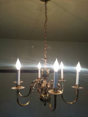 Brass Chandelier 1