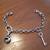 Tiffany and Co Key Charm Italy Sterling Silver Bracelet 7.5 Inch 6 thumbnail