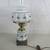 VTG 1973 Quoizel Hurricane  Lamp Abigail Adams Milk Glass Blue Floral 2 thumbnail