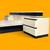 Vintage Post Modern White Lacquer Cal King Platform Bed, Rougier 2 thumbnail