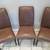 SALE!! Leather Chair Solid wood Seat Office Table Brown Parson Chairs 2 thumbnail