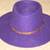 Purple 100% wool hat 2 thumbnail