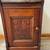Antique Marble top Coal Hob Cabinet Nightstand End Table Accent Brass 3 thumbnail