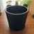 Plant Pot, 12" Ceramic, Matte Black 1 thumbnail